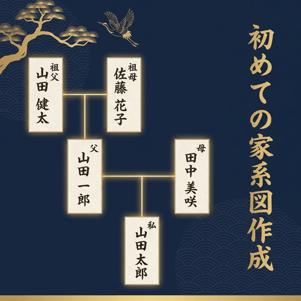 はじめての家系図づくり — 知っておきたい基本のこと