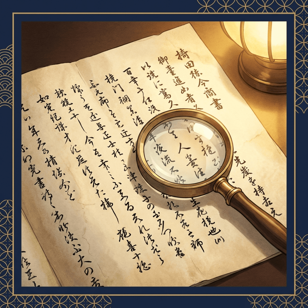 古い戸籍の読み方 — 崩し字を解読するコツ